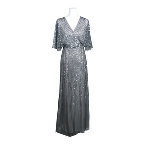 Unisex Adrianna Papell - Party dress, size 34 - Gray (1)