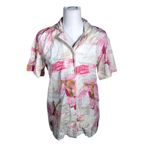 Unisex Aarrelabel - Short-sleeved blouse, size 34 - Pink (1)
