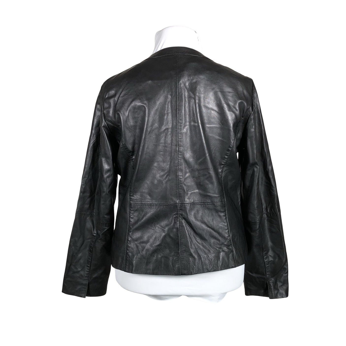 Unisex Saki - Leather jacket, size 46 - Black (3)
