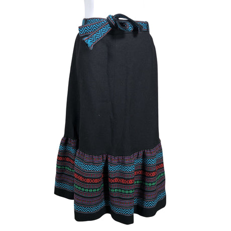 Unisex Arola - Fabric skirt, size 40 - Black (2)