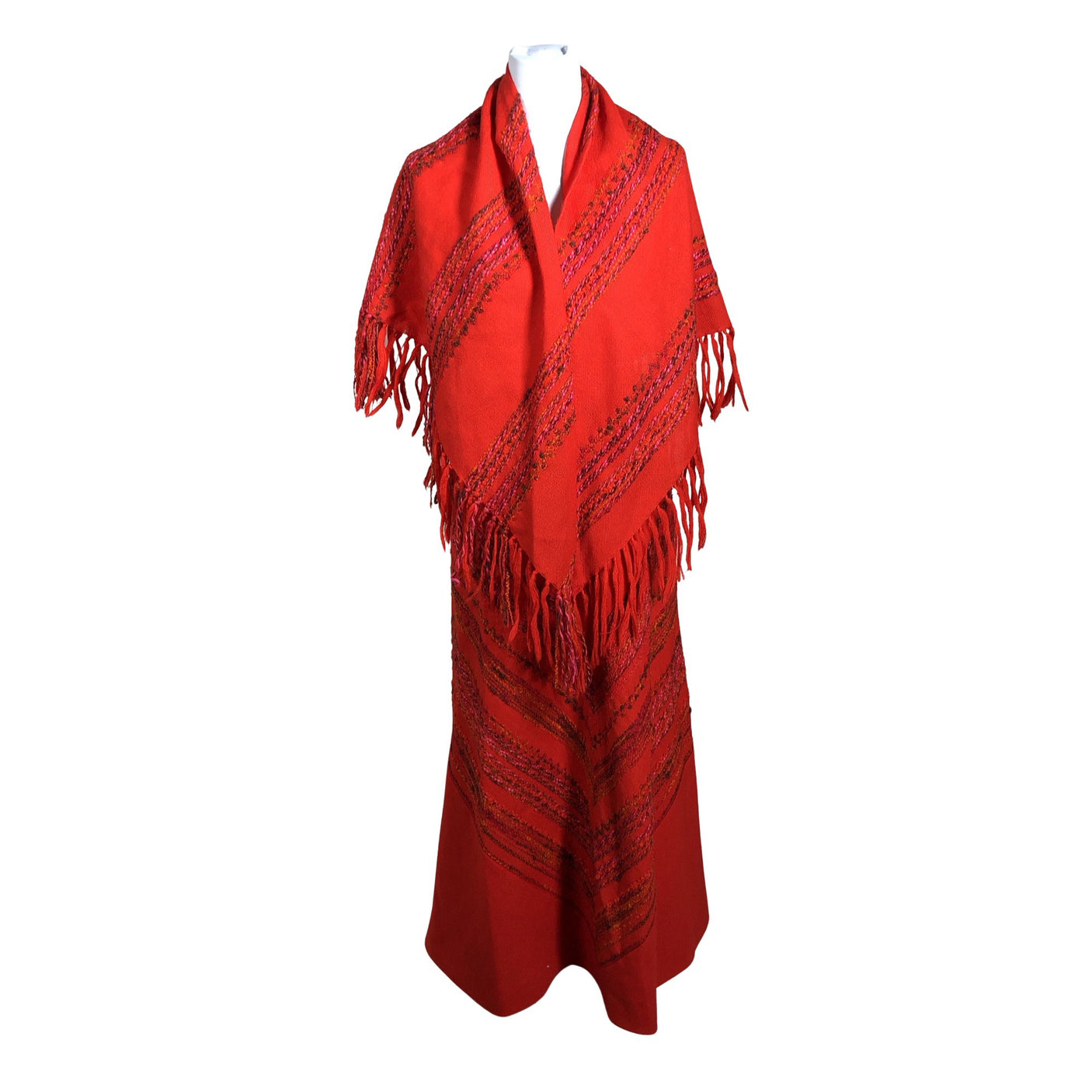 Unisex Arola - Fabric skirt, size 34 - Red (1)