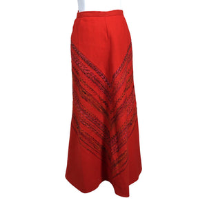 Unisex Arola - Fabric skirt, size 34 - Red (2)