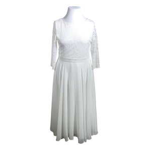 Unisex Swing - Party dress, size 42 - White (1)