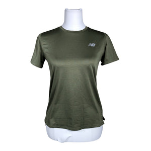 Unisex New Balance - Sports shirt, short sleeve, size 34 - Green (1)