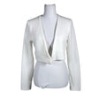 Unisex Bianco Evento - Cardigan, size 40 - White ()