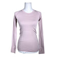Unisex Lululemon - Sports shirt, long sleeve, size 34 - Light pink ()