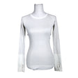 Unisex Lululemon - Sports shirt, long sleeve, size 34 - White ()