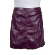 Unisex Holly & Whyte by Lindex - Leather skirt, size 50 - Violet ()