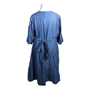 Unisex Lindex - Denim dress, size 42 - Blue (2)