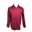 Unisex Tiklas - Collared shirt, size M - Wine red ()