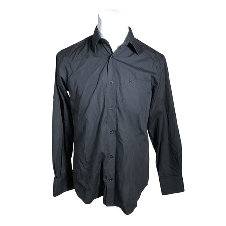 Unisex Melka - Collared shirt, size M - Black ()