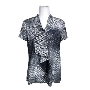 Unisex Mexx - Short-sleeved blouse, size 38 - Blue (1)