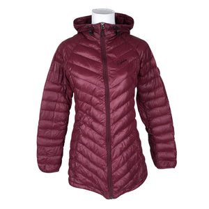 Unisex Rukka - Light down jacket, size 36 - Wine red (1)