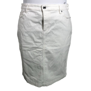 Unisex Noom - Denim skirt, size 42 - White (1)