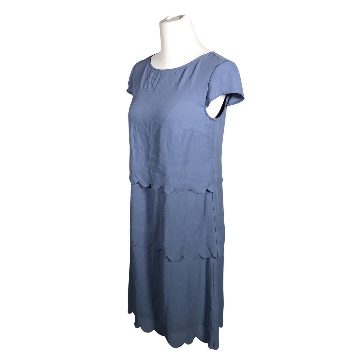 Unisex Betty Barclay - Schiffon dress, size 36 - Blue (3)
