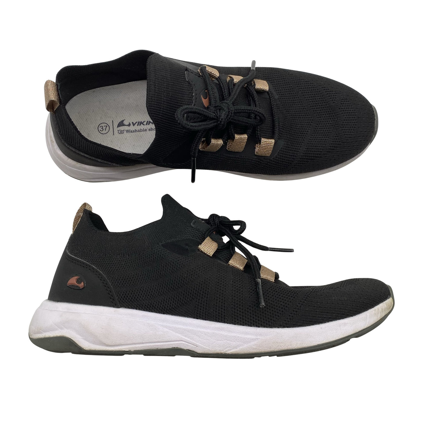 Unisex Viking - Casual sneakers, size 37 - Black (1)