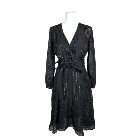 Unisex Massimo Dutti - Schiffon dress, size 36 - Black ()