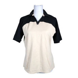 Unisex Glenmuir - Sports shirt, short sleeve, size 40 - Beige (1)
