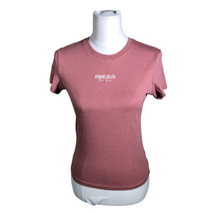 Unisex Tommy Jeans (Tommy Hilfiger) - T-shirt, size 38 - Light pink (1)