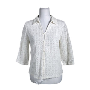 Unisex Cream - Blouse, size 38 - White (1)