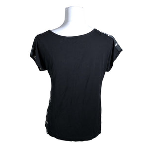 Unisex Global - Short-sleeved blouse, size 36 - Black (2)
