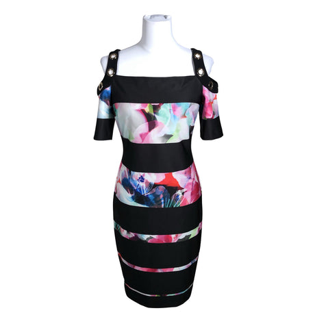 Unisex Joseph Ribkoff - Tricot dress, size 36 - Black ()