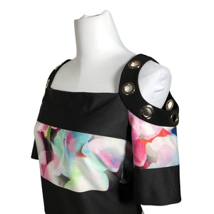 Unisex Joseph Ribkoff - Tricot dress, size 36 - Black (2)