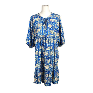 Unisex Bohemiana - Schiffon dress, size 38 - Blue (1)