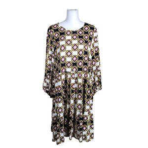 Unisex Kuusama - Schiffon dress, size 40 - White (1)