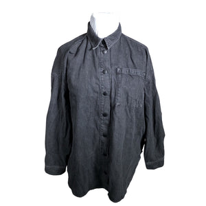 Unisex My Essential Wardrobe - Denim shirt, size 42 - Gray (1)