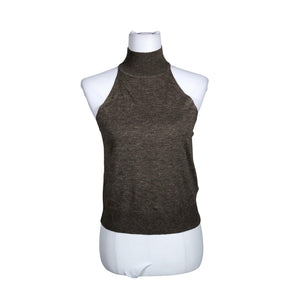 Unisex Massimo Dutti - Top, size 38 - Brown (1)
