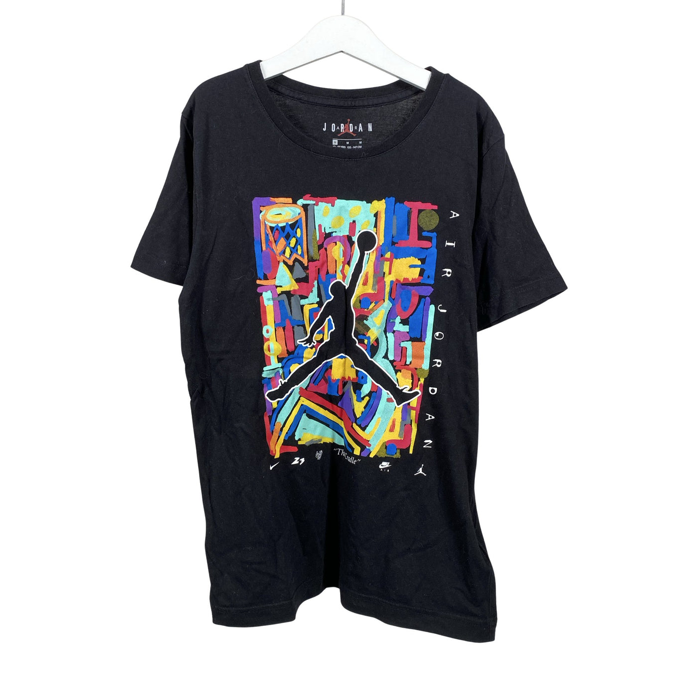 Unisex Jordan (Nike) - T-shirt, size 146 - 152 - Black (1)