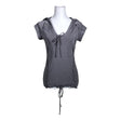 Unisex Adidas - Sports shirt, short sleeve, size 38 - Gray ()