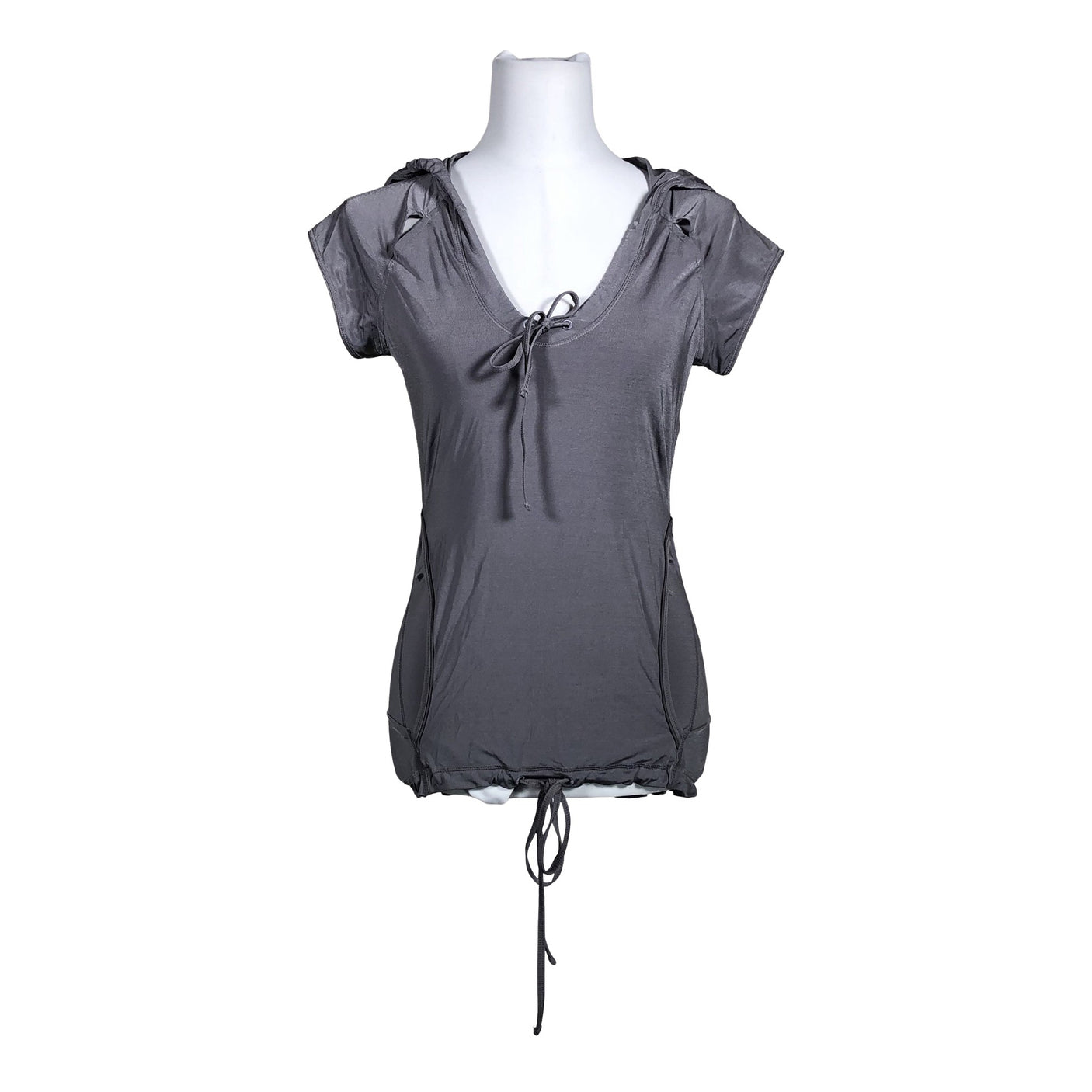 Unisex Adidas - Sports shirt, short sleeve, size 38 - Gray (1)