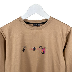 Unisex Off-White - Sweatshirt, size 164 - 170 - Beige (2)