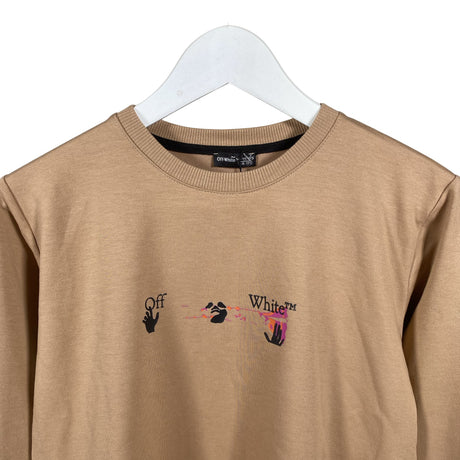 Unisex Off-White - Sweatshirt, size 164 - 170 - Beige (2)