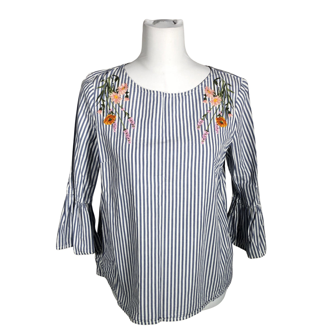 Unisex Tom Tailor - Blouse, size 38 - Blue (1)