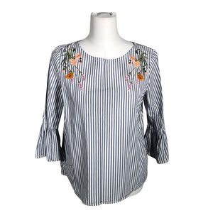 Unisex Tom Tailor - Blouse, size 38 - Blue (1)