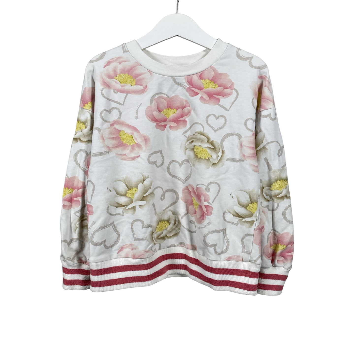 Unisex Monnalisa - Sweatshirt, size 122 - 128 - White (1)