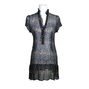 Unisex Kimchi Blue - Schiffon tunic, size 38 - Blue (1)
