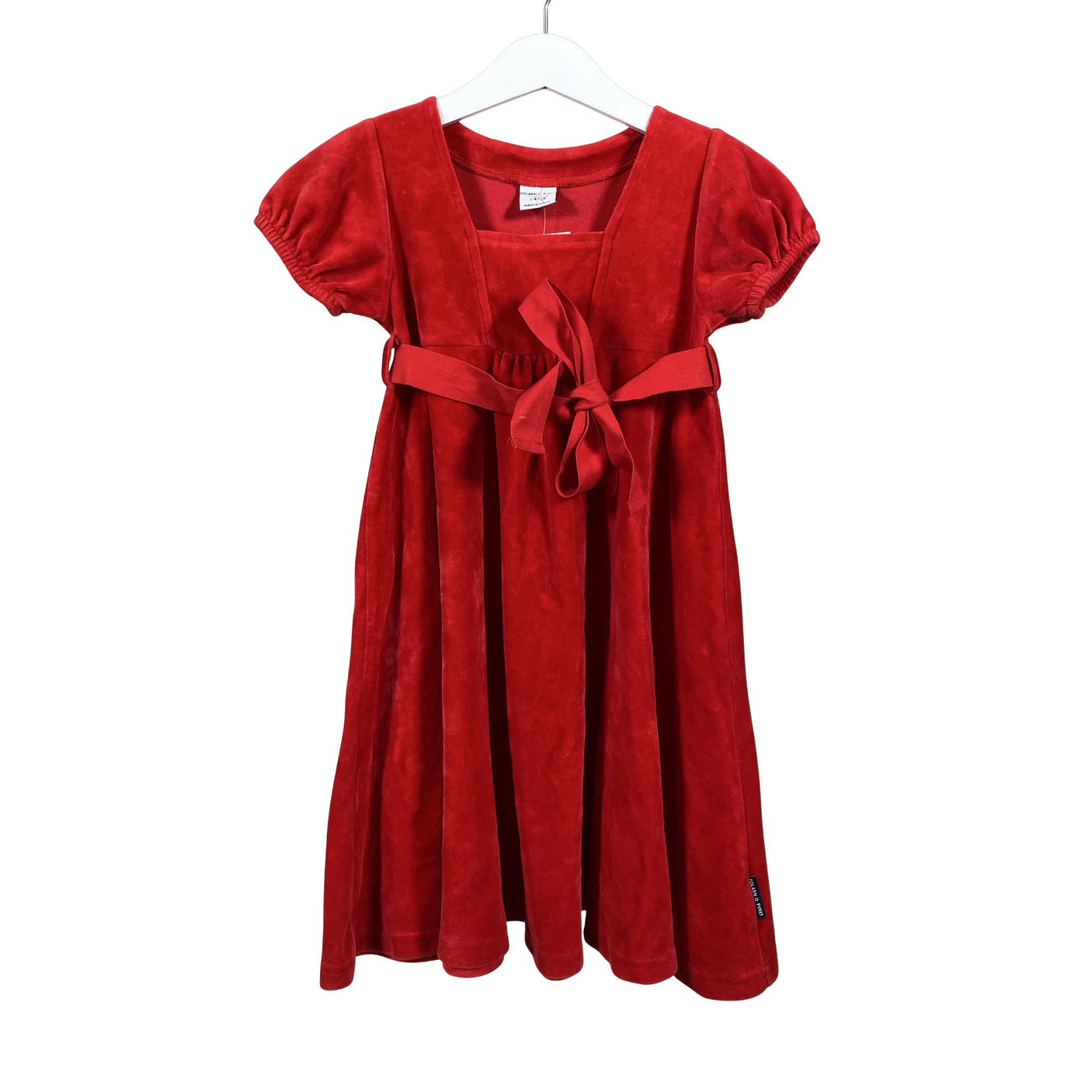 Unisex Polarn O. Pyret - Party dress, size 98 - 104 - Red (1)
