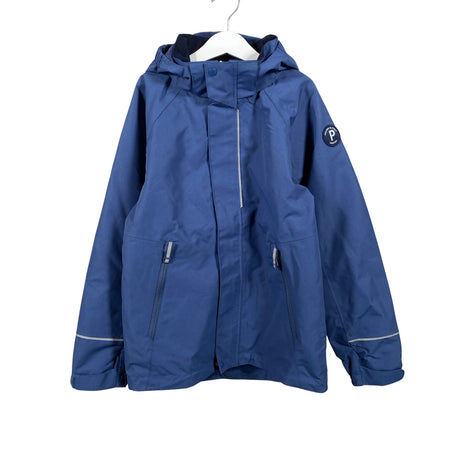 Unisex Polarn O. Pyret - Spring/Fall jacket, size 128 - 134 - Blue ()