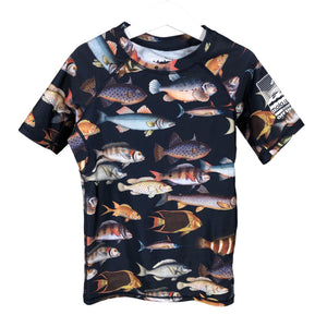 Unisex Molo Kids - Swim shirt, size 134 - 140 - Blue (1)