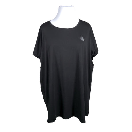 Unisex Zizzi - Sports shirt, short sleeve, size 50 - Black ()