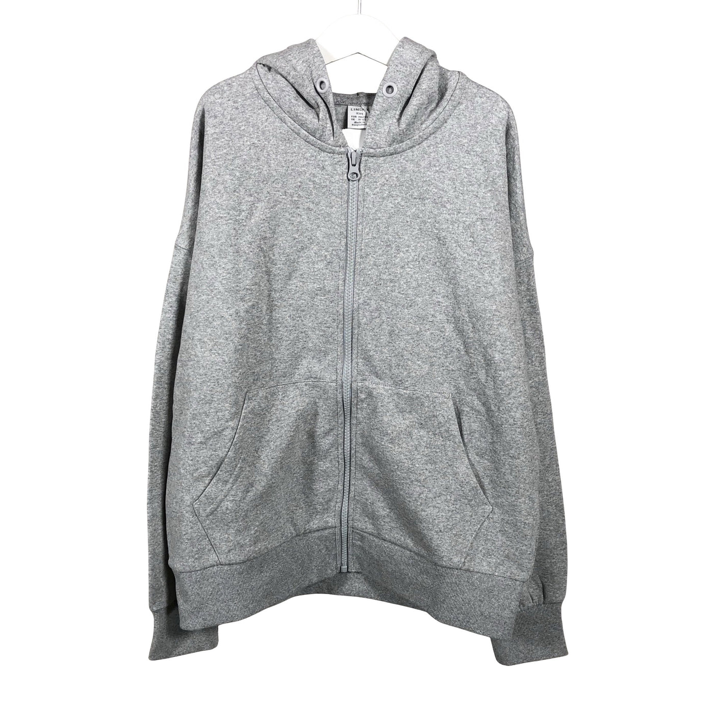 Unisex Lindex - Hoodie, size 146 - 152 - Gray (1)
