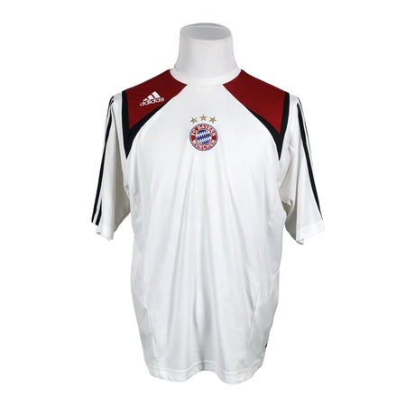 Unisex Adidas - Sports shirt, short sleeve, size XXL - White ()