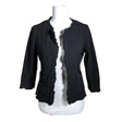 Unisex Cream - Sweat jacket, size 38 - Black ()