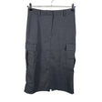 Unisex Ichi - Fabric skirt, size 38 - Gray ()