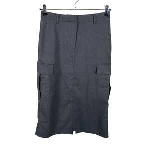 Unisex Ichi - Fabric skirt, size 38 - Gray (1)