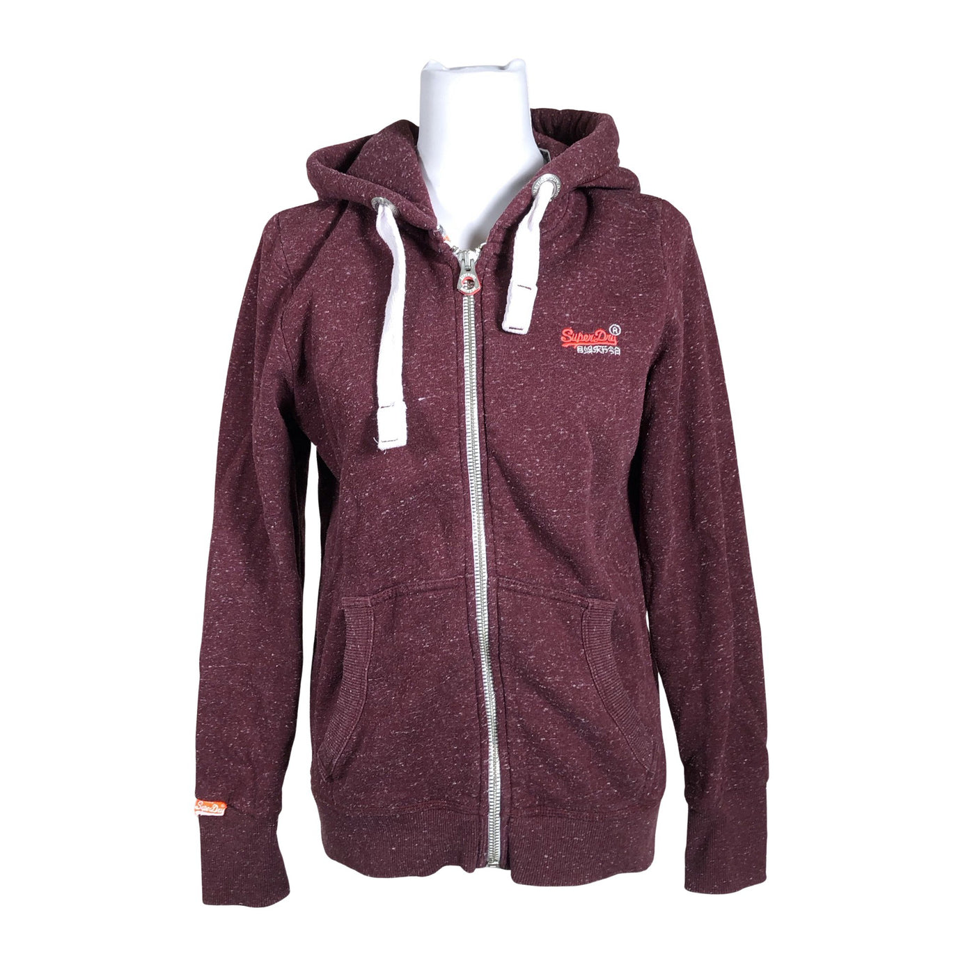 Unisex Superdry - Hoodie, size 38 - Wine red (1)